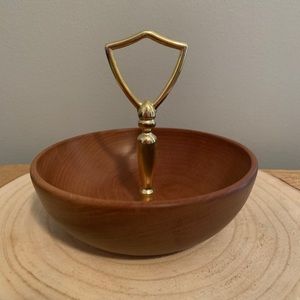 Vintage Myrtlewood Nut Dish
